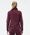 Dope Snuggle W Base Layer Top Women 2X-Up Burgundy, Image 5 of 7