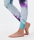 Dope Snuggle W Base Layer Pant Women 2X-Up Spray Green Grape, Image 7 of 7