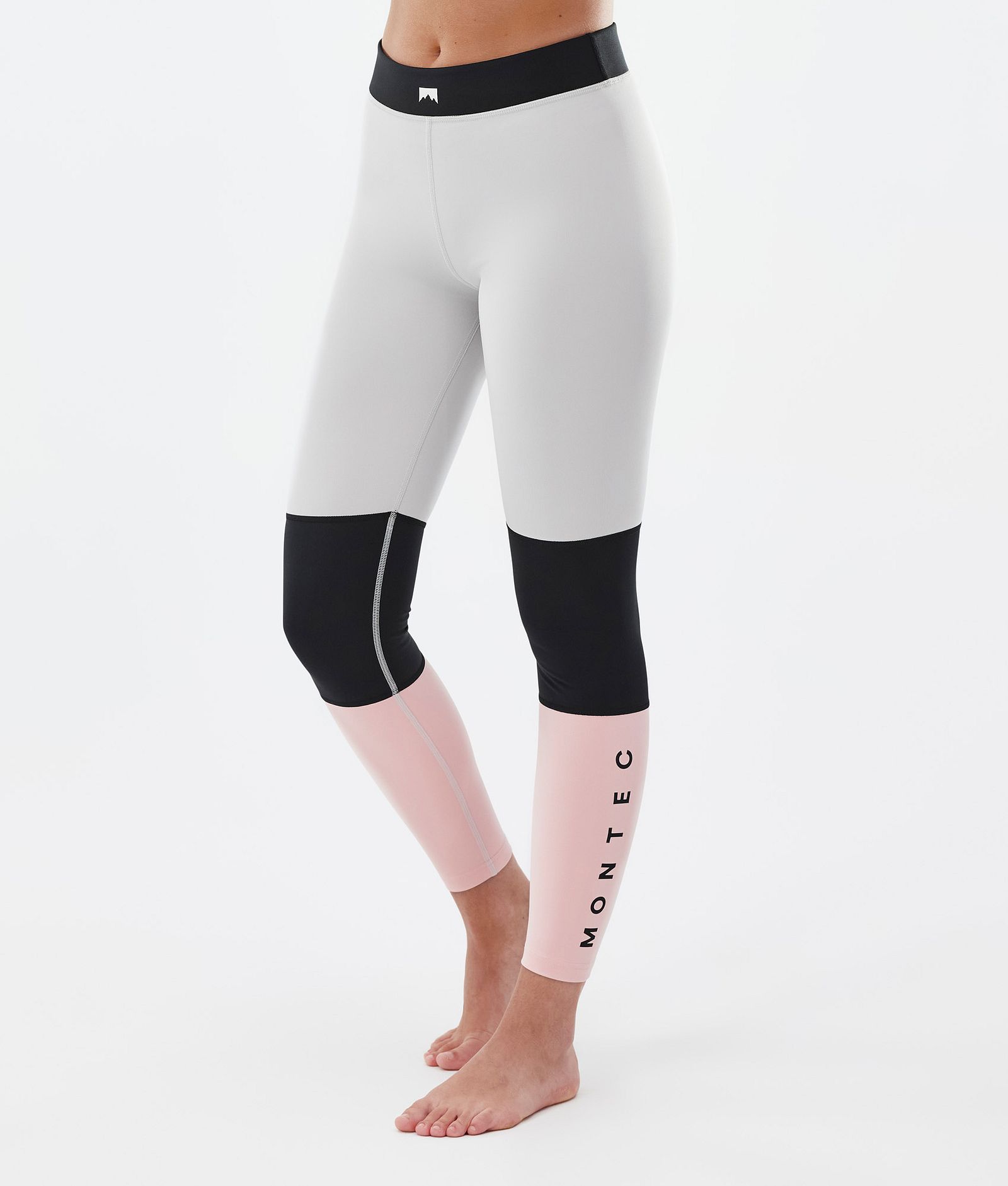 Montec Alpha W Base Layer Pant Women Light Grey/Black/Soft Pink, Image 1 of 7