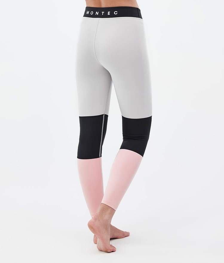 Montec Alpha W Base Layer Pant Women Light Grey/Black/Soft Pink, Image 2 of 7