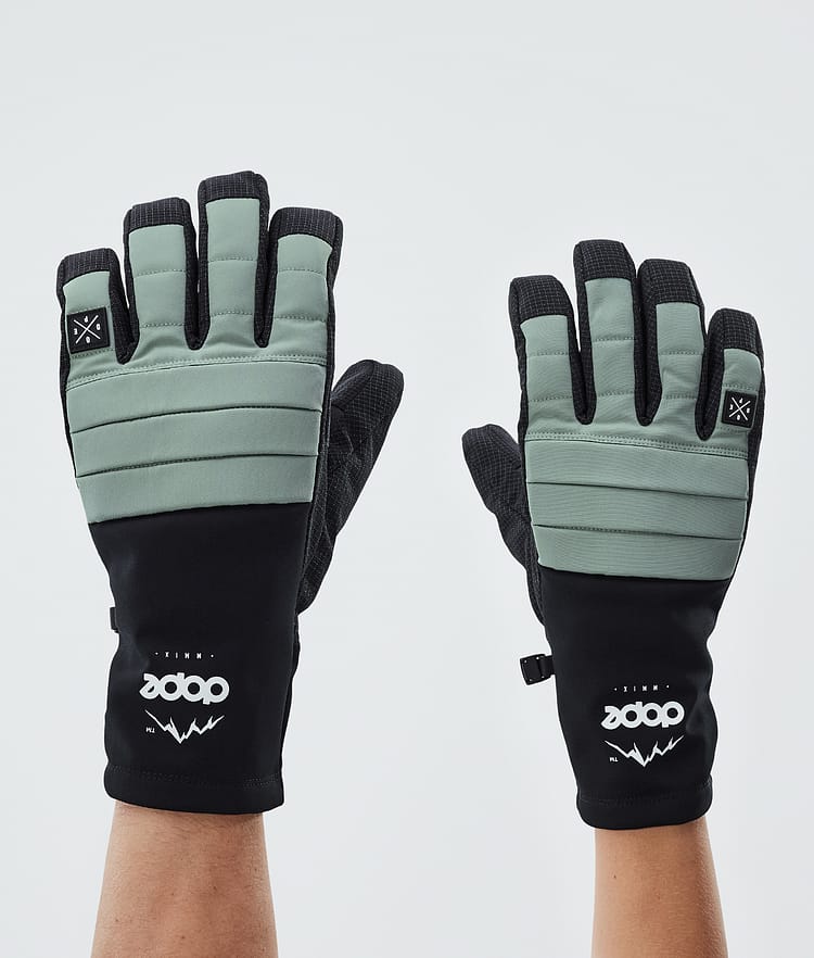 Dope Ace Ski Gloves Faded Green, Image 1 of 5