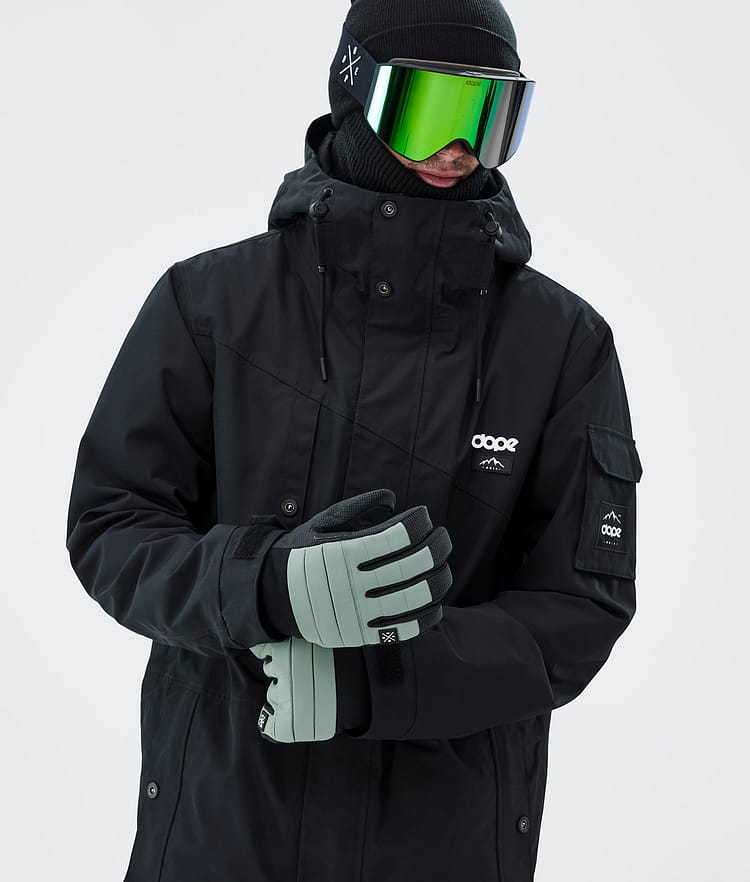 Dope Ace Ski Gloves Faded Green, Image 4 of 5