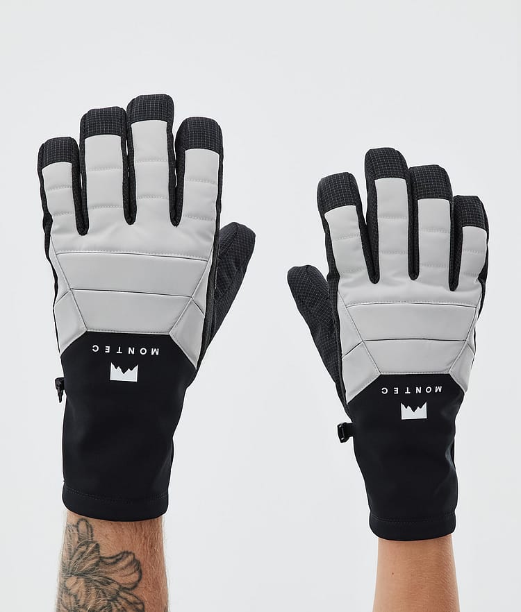 Montec Kilo Ski Gloves Light Grey, Image 1 of 5