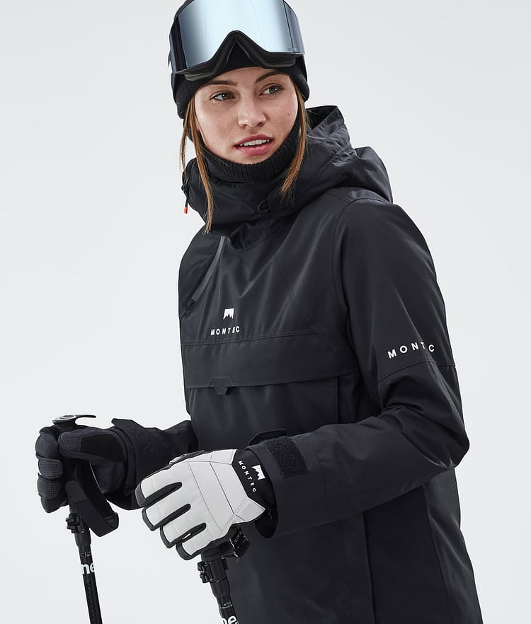 Montec Kilo Ski Gloves Light Grey, Image 3 of 5