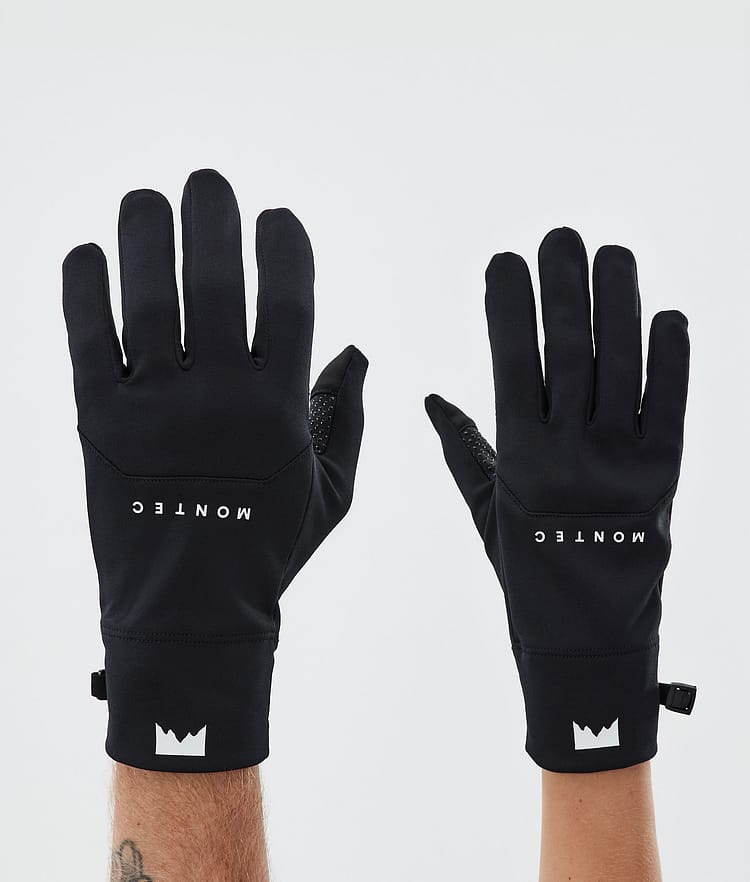 Montec Utility Ski Gloves Black/White, Image 1 of 4