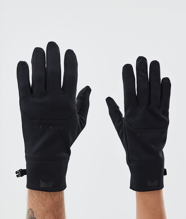 Montec Utility Ski Gloves Black/Black, Image 1 of 4