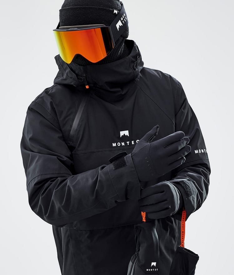 Montec Utility Ski Gloves Black/Black, Image 3 of 4