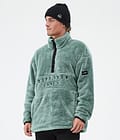 Dope Pile Fleece Sweater Men Faded Green, Image 1 of 7