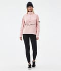 Dope Comfy W Fleece Sweater Women Soft Pink, Image 3 of 6