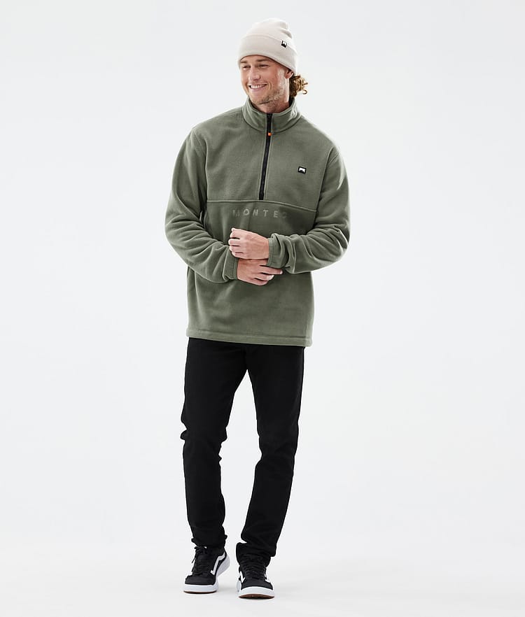 Montec Echo Fleece Sweater Men Greenish, Image 3 of 5