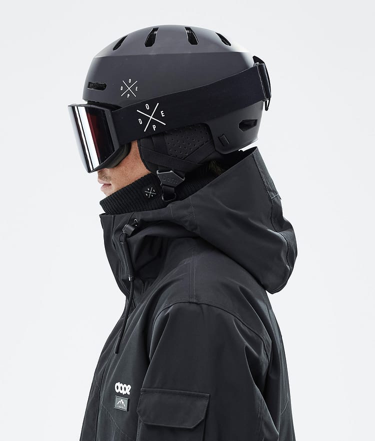 Dope Macon 2.0 Ski Helmet X-Up Matte Black w/ Black, Image 6 of 8