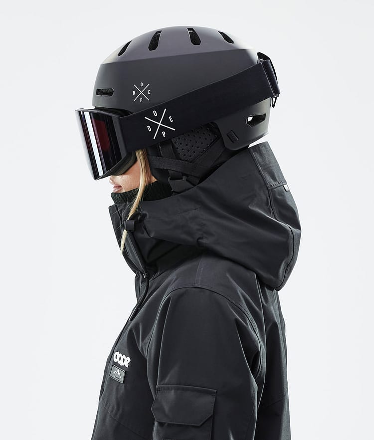 Dope Macon 2.0 Ski Helmet X-Up Matte Black w/ Black, Image 8 of 8