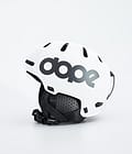 Dope Macon 2.0 Ski Helmet Classic Matte White w/ Black, Image 2 of 8