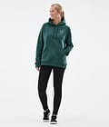 Dope Common W Hoodie Women 2X-Up Bottle Green, Image 5 of 7