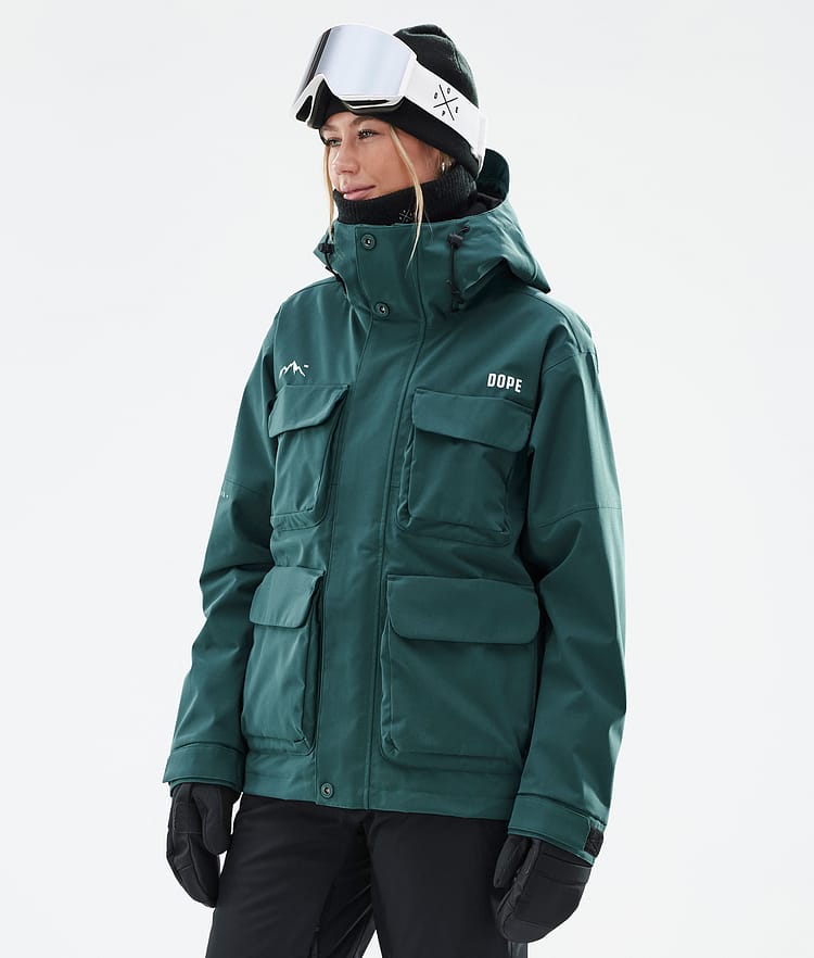 Dope Zenith W Snowboard Jacket Women Bottle Green, Image 1 of 10