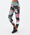 Dope Lofty Tech Leggings Women Shards Gold Muted Pink, Image 1 of 8