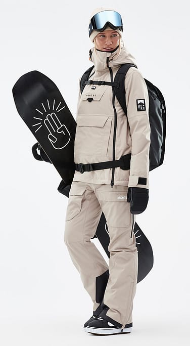 Montec Doom W Snowboard Outfit Women Sand