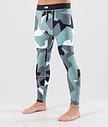 Dope Snuggle Pantalon thermique Homme OG Faded Green Camo