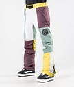 Dope Blizzard W 2020 Snowboard Broek Dames Limited Edition Faded Green Patchwork