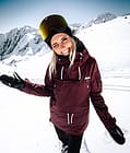Dope Annok W 2019 Snowboard Jacket Women Burgundy, Image 2 of 9