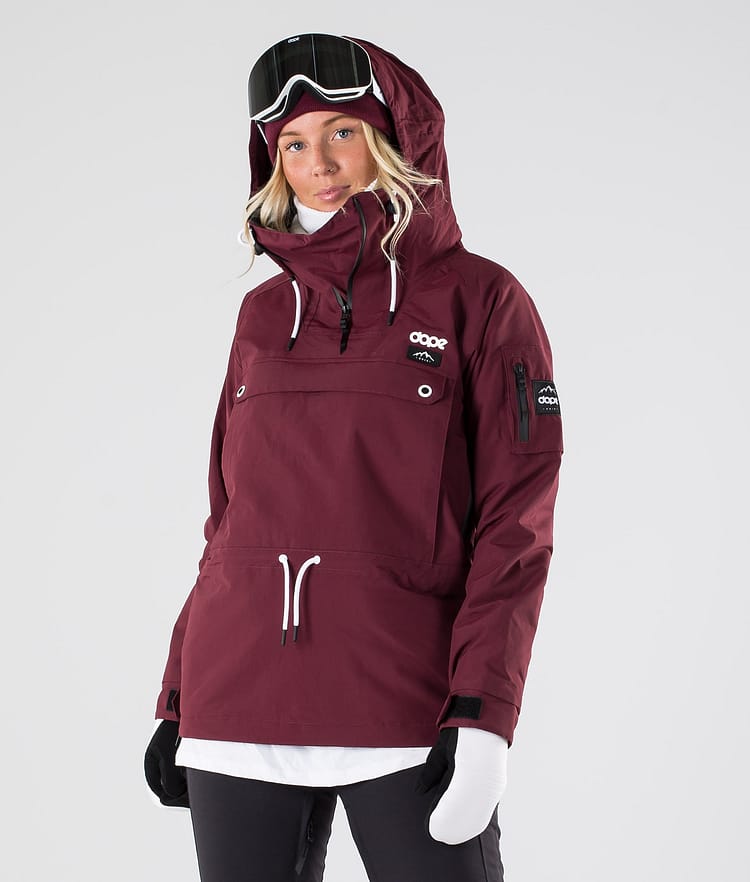 Dope Annok W 2019 Snowboard Jacket Women Burgundy, Image 1 of 9