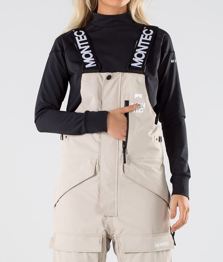 Montec Fawk W 2019 Pantalon de Ski Femme Desert, Image 4 sur 11