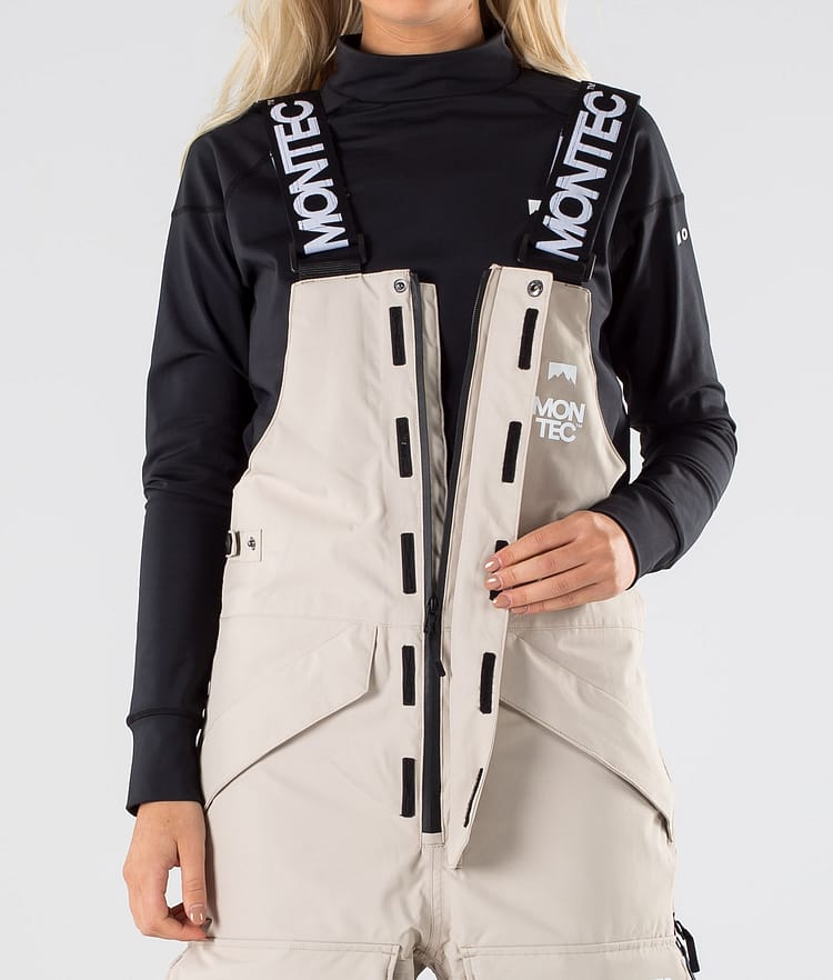 Montec Fawk W 2019 Pantalon de Ski Femme Desert, Image 9 sur 11