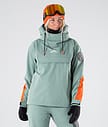 Dope Blizzard W 2019 Veste Snowboard Femme Limited Edition Faded Green Orange