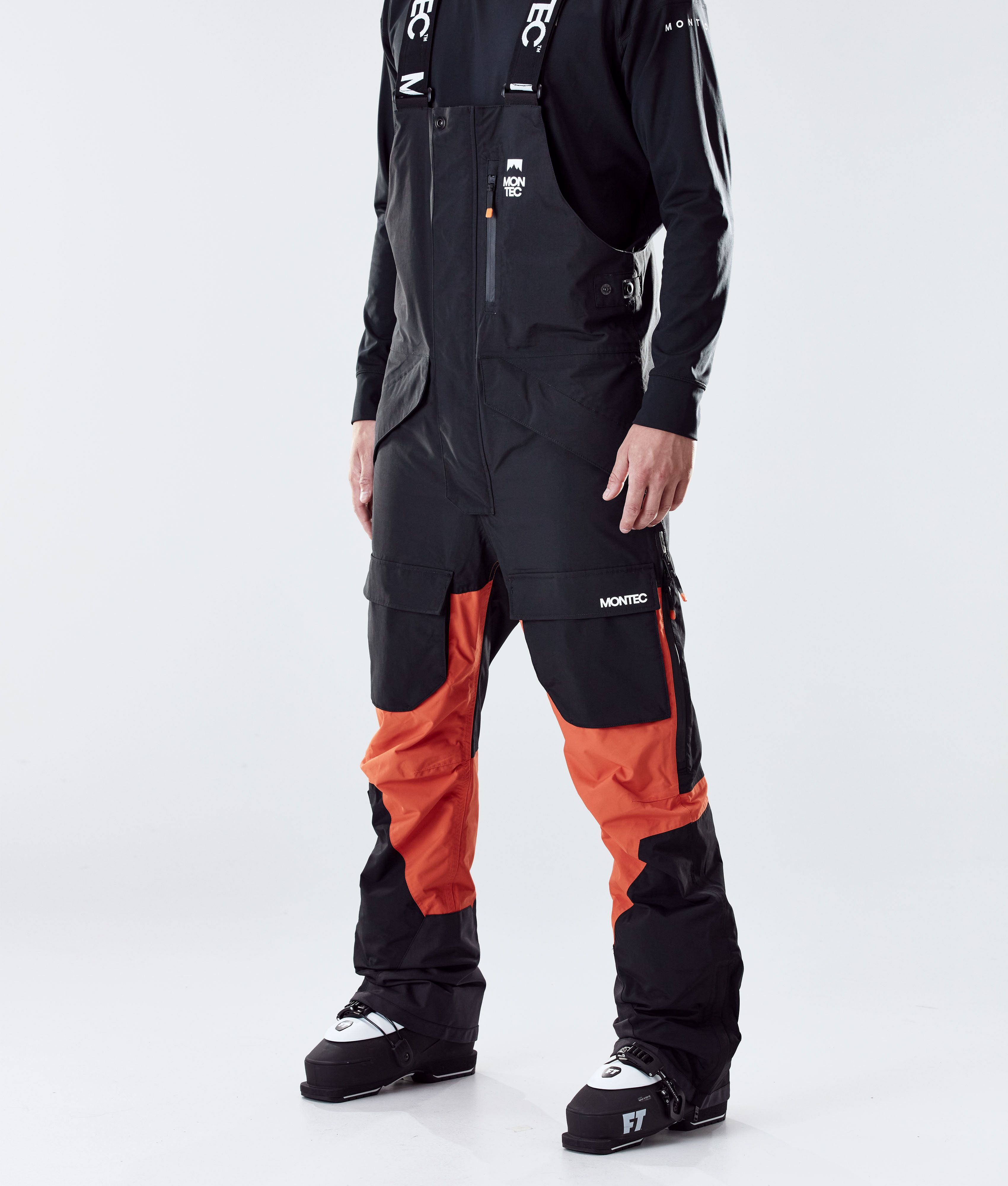 Montec Fawk 2020 Ski Pants Men Black Orange Ridestore