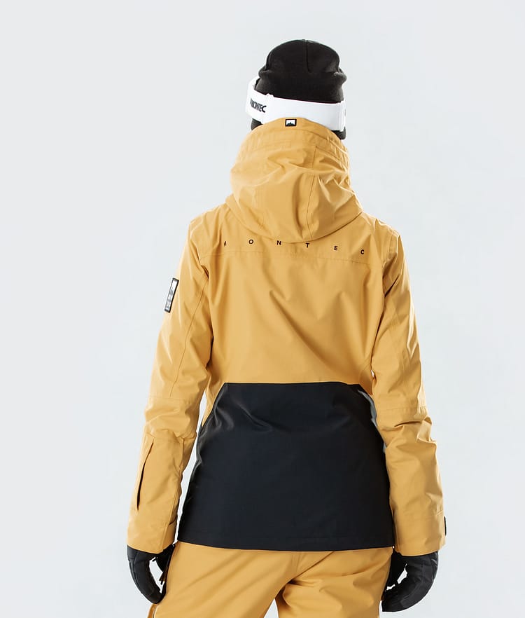 Montec Moss W 2020 Ski jas Dames Yellow/Black, Afbeelding 5 van 8