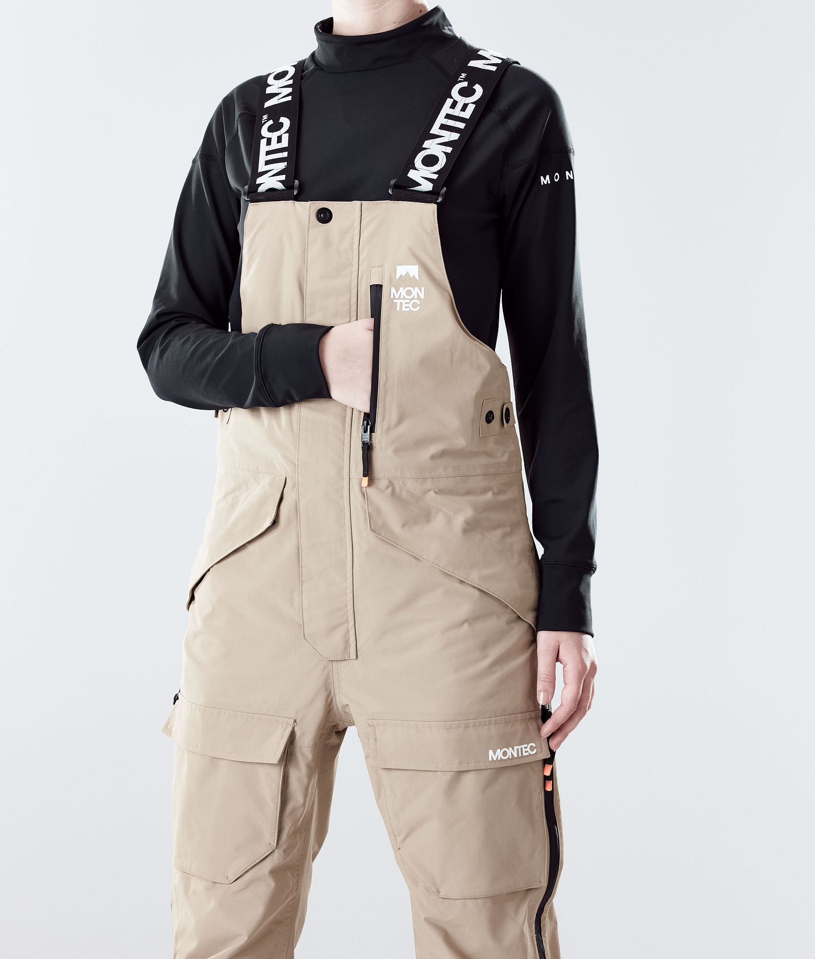 Montec Fawk W 2020 Lyžařské Kalhoty Dámské Khaki, Obrázek 4 z 6