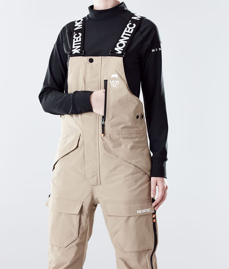 Montec Fawk W 2020 Lyžařské Kalhoty Dámské Khaki, Obrázek 4 z 6