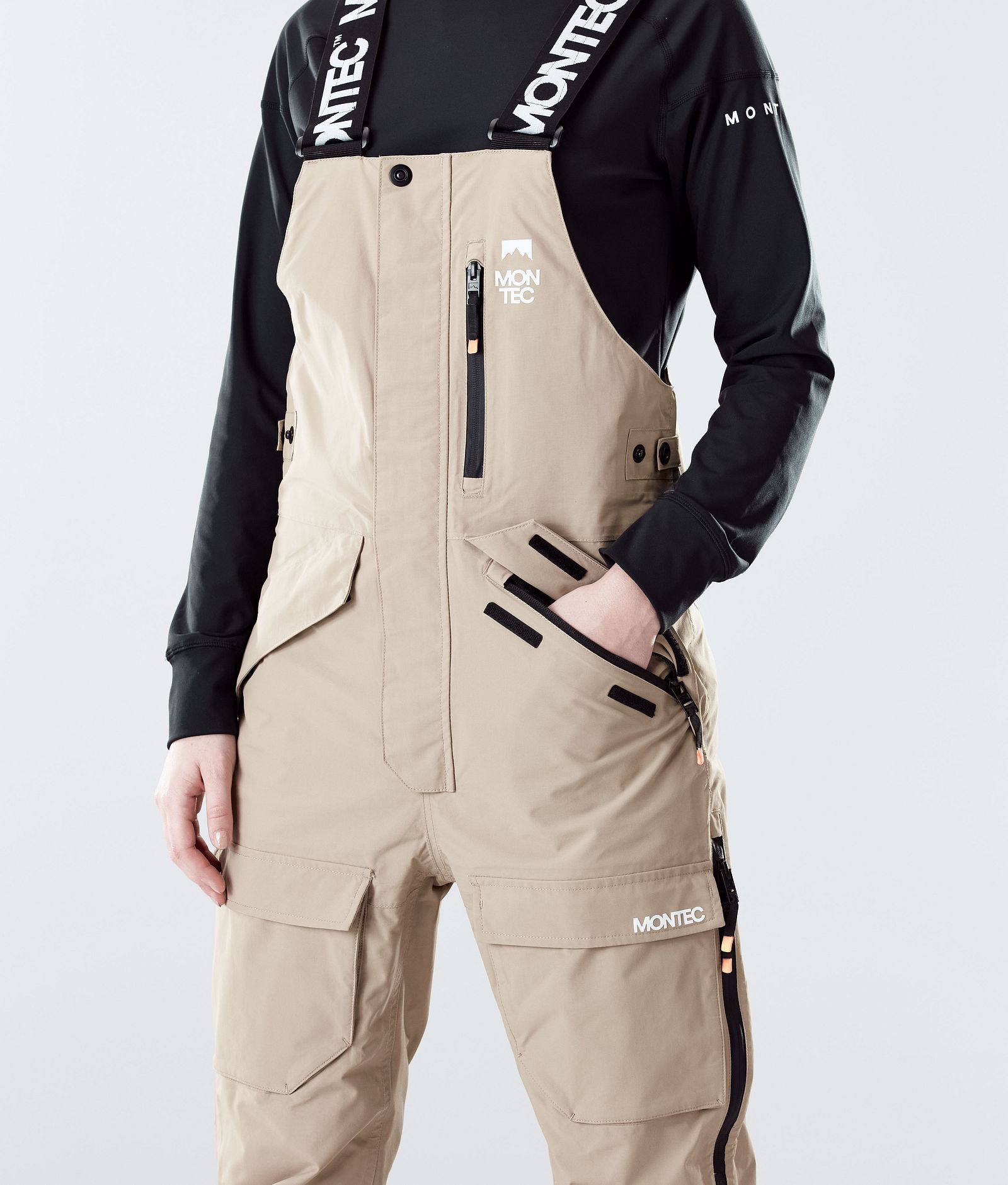 Montec Fawk W 2020 Lyžařské Kalhoty Dámské Khaki, Obrázek 5 z 6