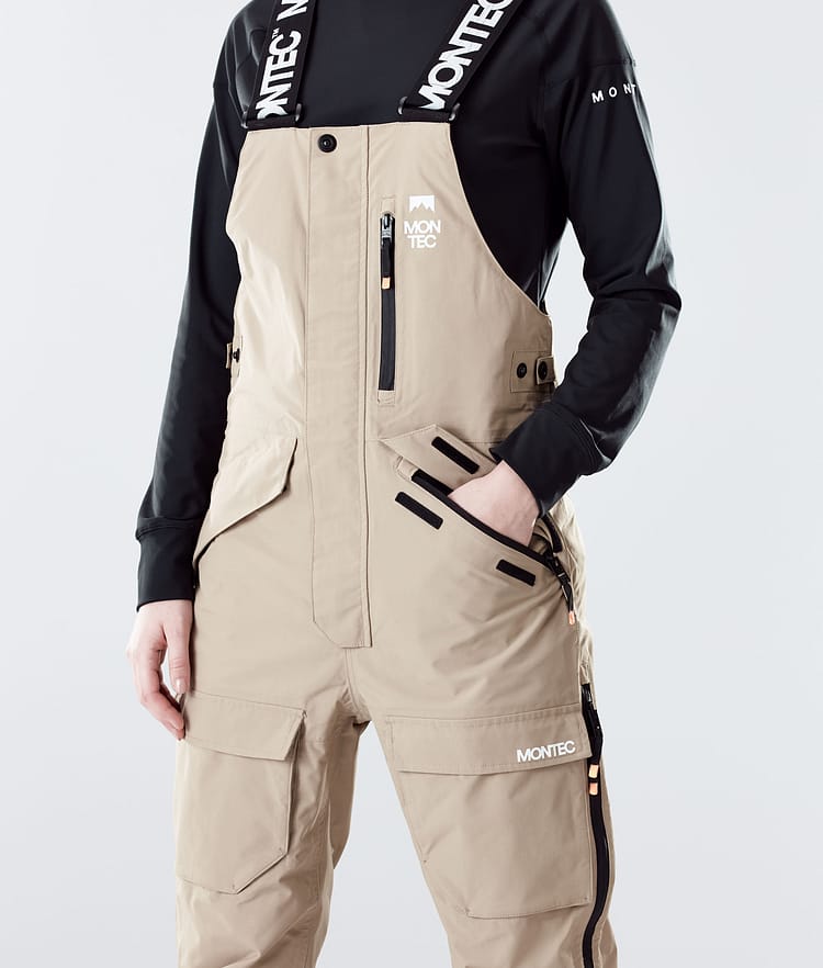 Montec Fawk W 2020 Lyžařské Kalhoty Dámské Khaki, Obrázek 5 z 6