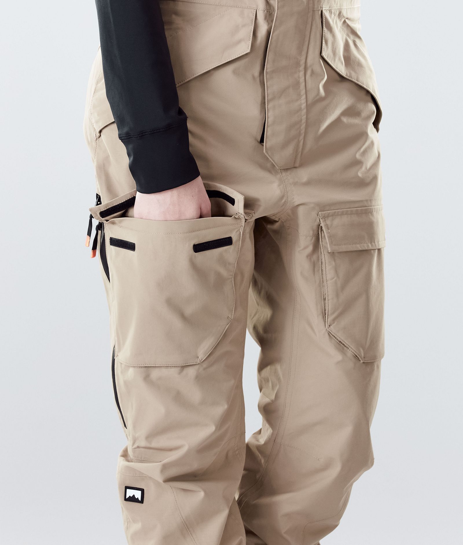 Montec Fawk W 2020 Lyžařské Kalhoty Dámské Khaki, Obrázek 6 z 6