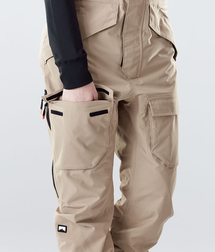 Montec Fawk W 2020 Lyžařské Kalhoty Dámské Khaki, Obrázek 6 z 6