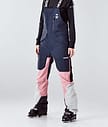Montec Fawk W 2020 Spodnie Narciarskie Kobiety Marine/Pink/Light Grey