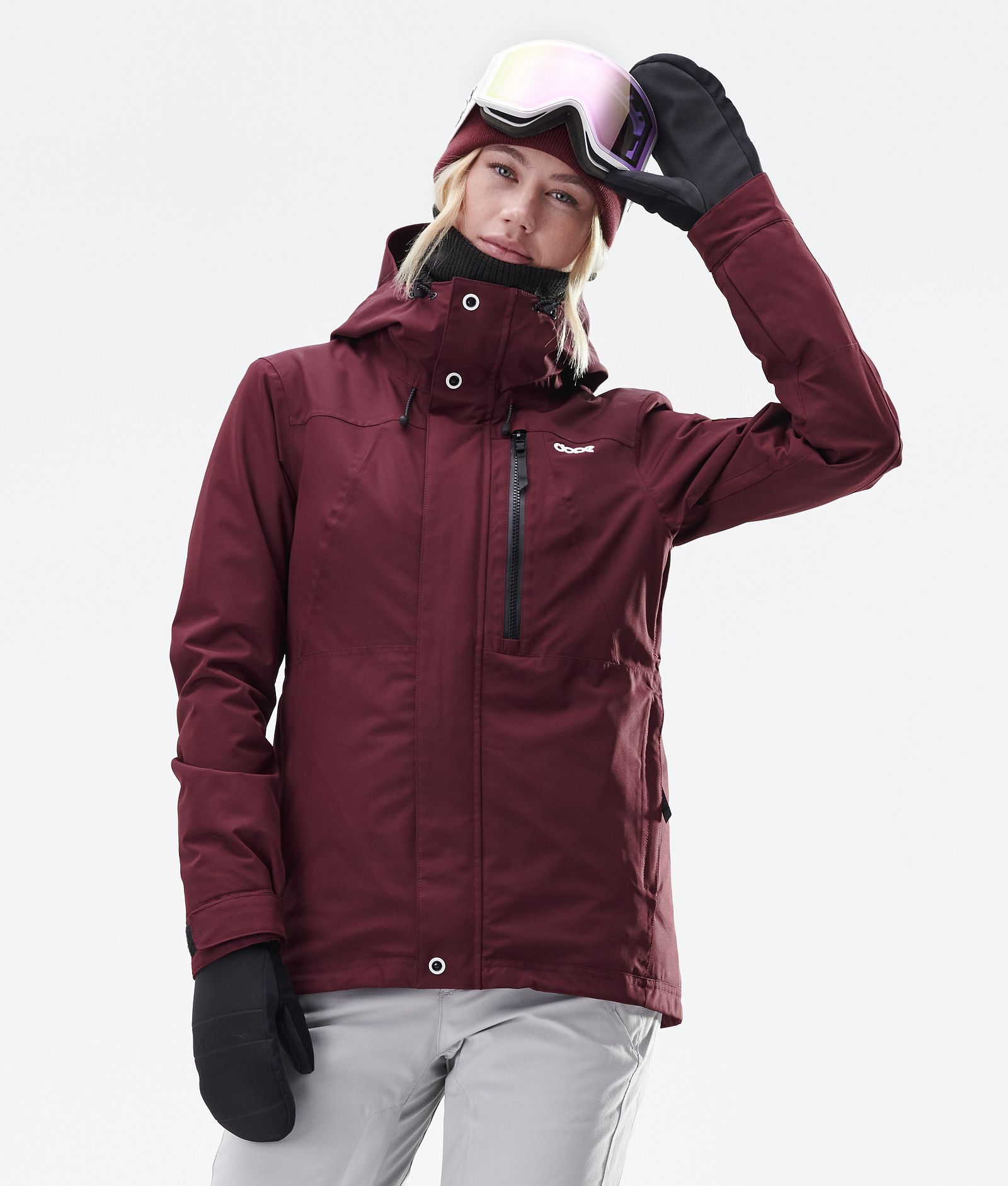 Dope Divine W Giacca Sci Donna Burgundy, Immagine 4 di 9