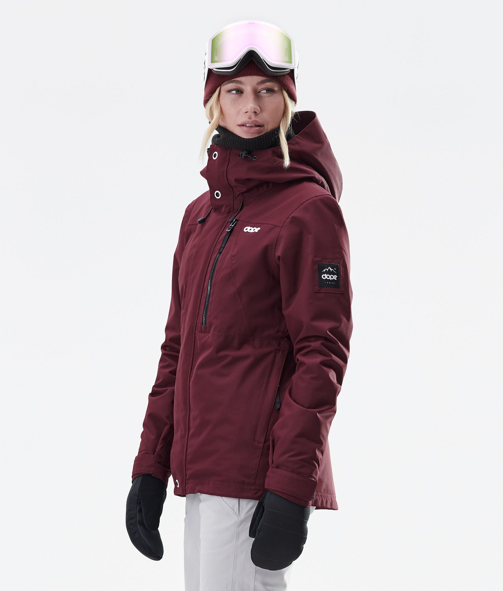 Dope Divine W Giacca Sci Donna Burgundy, Immagine 6 di 9