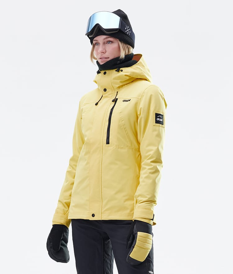 Dope Divine W Ski Jacket Women Faded Yellow, Image 4 of 9