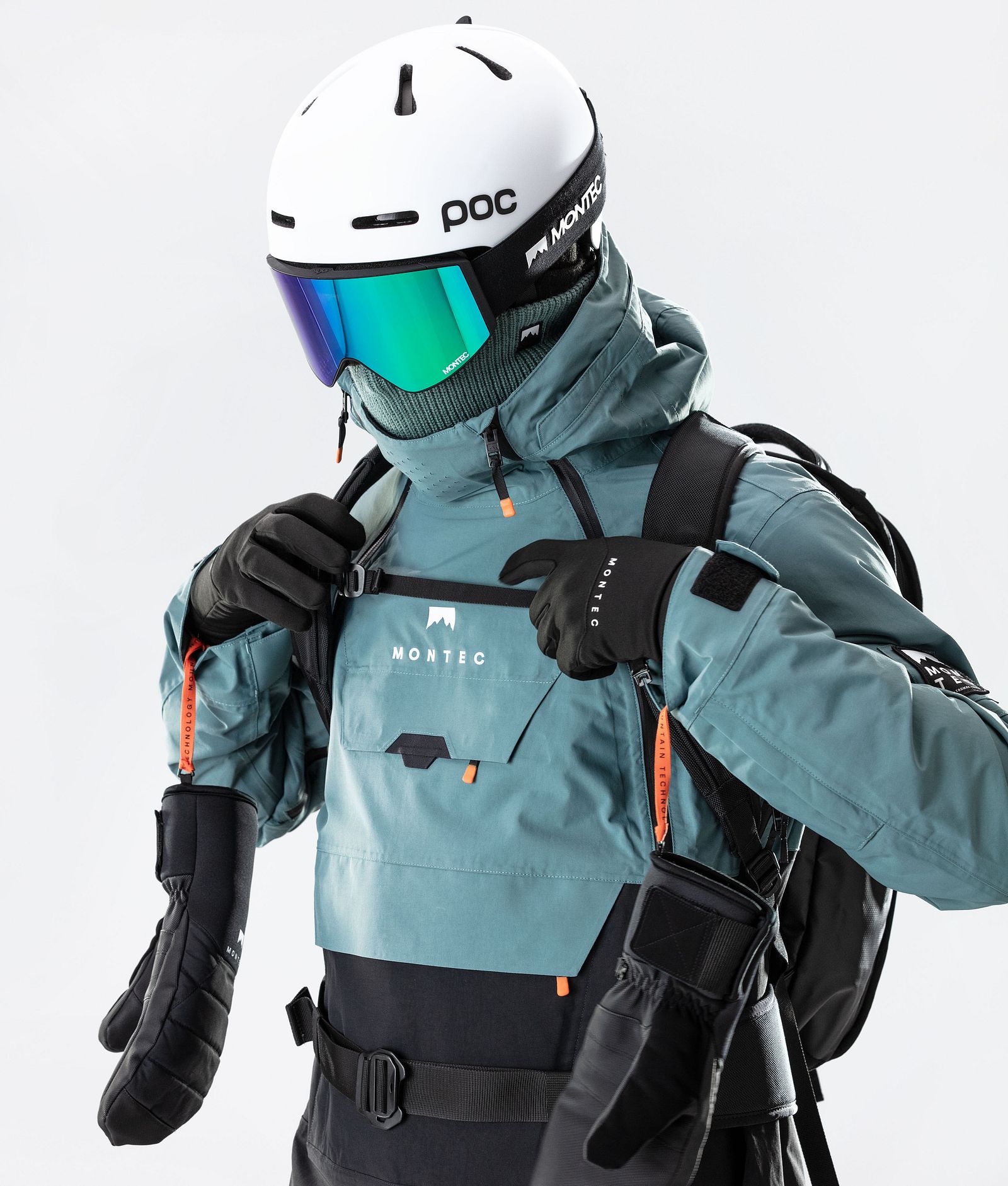 Montec Doom 2020 Veste de Ski Homme Atlantic/Black, Image 2 sur 9