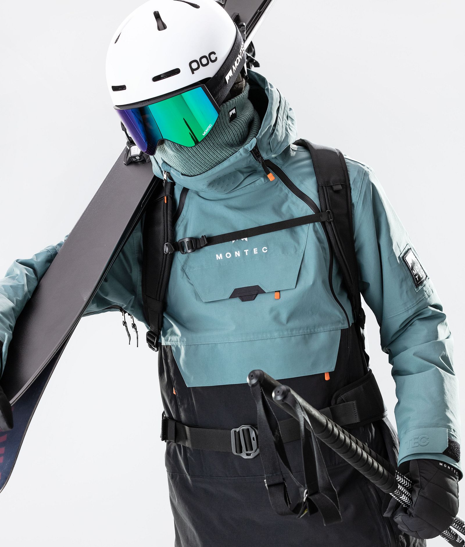Montec Doom 2020 Veste de Ski Homme Atlantic/Black, Image 3 sur 9