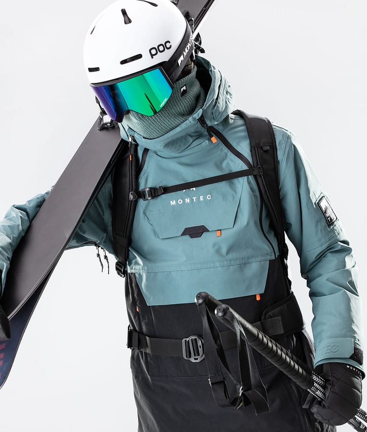 Montec Doom 2020 Veste de Ski Homme Atlantic/Black, Image 3 sur 9