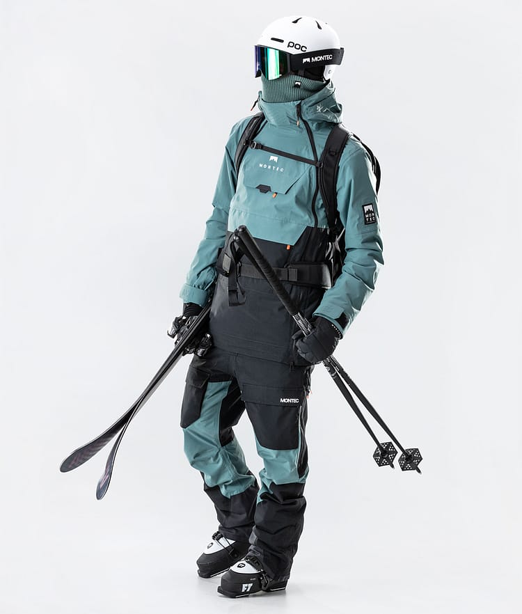 Montec Doom 2020 Veste de Ski Homme Atlantic/Black, Image 7 sur 9