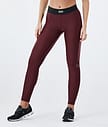 Dope Razor Leggings Women Burgundy