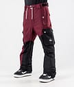 Dope Adept 2020 Spodnie Snowboardowe Mężczyźni Burgundy/Black