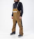 Montec Fenix 3L Kalhoty na Snowboard Pánské Gold