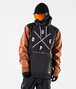 Dope Yeti 10k Kurtka Snowboardowa Mężczyźni Black/Adobe