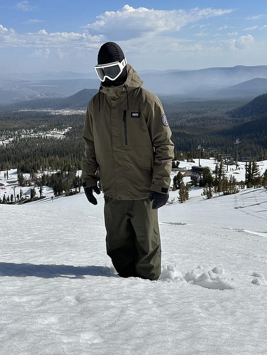 Klant @lukas.muellauer in Dope Blizzard Full Zip 24 Snowboard jas Heren Olive Green