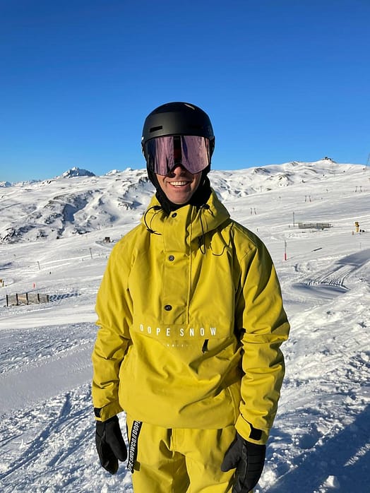 Klant @cristoboard in Dope Legacy Snowboard jas Heren Yellow